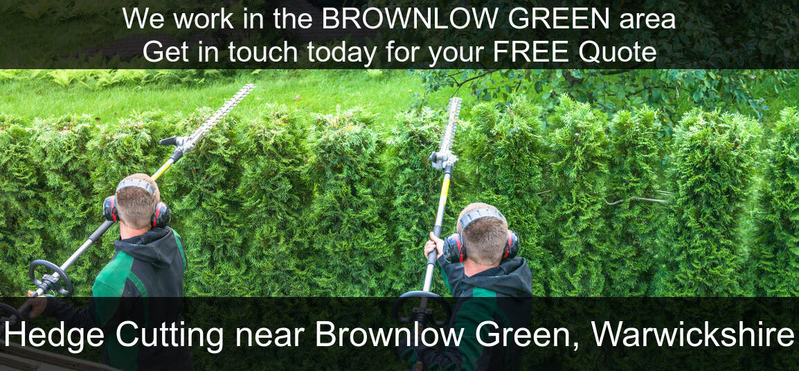 Brownlow Green hedges cut by us