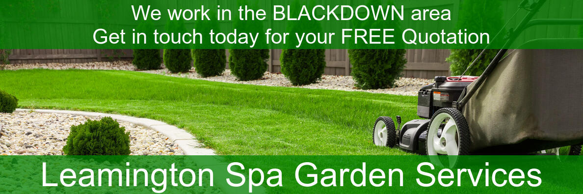 Blackdown lawns cut by us